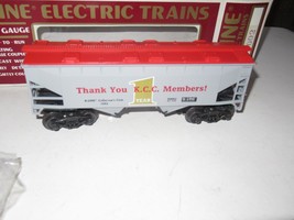 VINTAGE K-LINE TRAINS - K-90002 -  KCC 1992 HOPPER CAR- 0/027- BOXED- H1W - $15.93