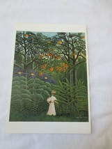 Henri Rousseau vintage Art Postcard 1984 Woman Walking... Forest 1905 Unposted - £3.92 GBP