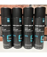 4 Every Man Jack Shave Gel Cooling Natural Menthol With Caffeine &amp; Camphor - £38.70 GBP