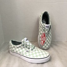 New Vans Doheny Glitter Checkerboard Women’s Shoes Size 7 Teal Mint Gree... - $29.95