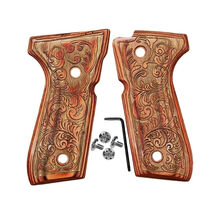 Beretta 92/96 Full-Size Wood Grips for 92FS/92F W/Screws Elegant Wood Fi... - $39.59