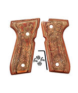 Beretta 92/96 Full-Size Wood Grips for 92FS/92F W/Screws Elegant Wood Fi... - $39.59