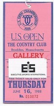 1988 US Open Golf TIcket 1st round Thursday 6 16 88 Curtis Strange - £246.78 GBP