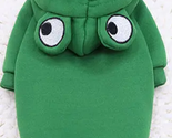 NEW Frog Dog Hoodie Pullover Sweatshirt sz XL or XXL 16-8 inch length green - $7.50