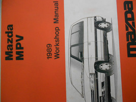 1989 Mazda MPV M P V Servizio Riparazione Negozio Manuale Factory OEM Raro Libro - £11.95 GBP