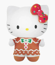 Hello Kitty Plush Toy Gingerbread Dress Large 10.5 inch NWT Sanrio - £21.86 GBP