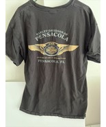 Harley Davidson T Shirt Mens sz XL Pensacola, FL Graphic T Shirt 110 years - £15.56 GBP