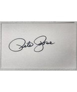 Pete Rose Signed Autographed 3x5 Index Card - $41.01 CAD