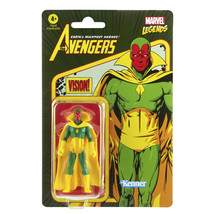 NEW Hasbro F2667 Marvel Legends Retro 375 Collection VISION 3.75&quot; Action Figure - £14.01 GBP