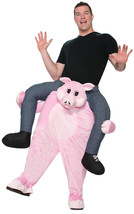 Forum Men&#39;s Piggy Back Piggy Costume, Pink, STD - £115.77 GBP