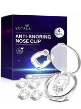 4 - Pack Anti Snoring Devices Silicone Magnetic Anti Snore Clip Stop Sno... - £6.59 GBP