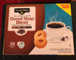 CLOVER VALLEY DONUT SHOP KCUPS 36CT - £15.37 GBP