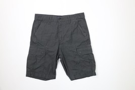 Levis Mens Size 31 Faded Ripstop Cargo Shorts Charcoal Gray Cotton - $34.60