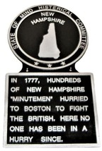 New Hampshire State Marker, New Hampshire State Plaque, Metal Plaque, Ha... - $46.00