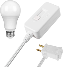 Table Top Inline Dimmer Switch and Warm White Dimmable LED Light Bulb - £29.45 GBP