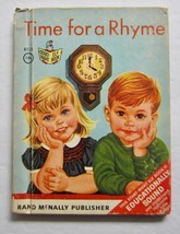 TIME FOR A RHYME ~ Vintage Children&#39;s Rand McNally Junior Elf Book ~ Sharon Kane - £5.47 GBP