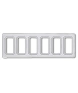 International Semi Truck Chrome Dash Switch 6 Opening Trim Panel Cover B... - $8.00