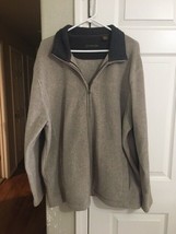 Men&#39;s St. John&#39;s Bay Fleece Pullover Sweater--Tan--Size LT - $14.99