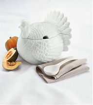 Charter Club Harvest Turkey Covered Soup Tu White - $910.67 MXN