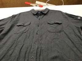 KUHL Born in the Mountain Men's XXL Button Up Shirt Long Sleeve Hiking Gray - $34.65