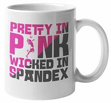 Make Your Mark Design Pretty In Pink, Wicked In Spandex. Cute Sports Coffee &amp; Te - £15.85 GBP+