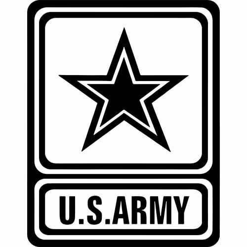 2x US Army Logo Vinyl Decal Sticker Different color & size for Cars/Window