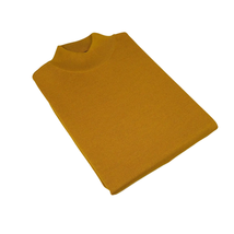 Men PRINCELY Made in Turkey Soft Merinos Wool Sweater Knits Mock 1011-00 Gold image 8