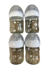 Unused Philips Avent Natural Response 4 Glass Baby Bottles 4 oz Each~No Box - $23.64
