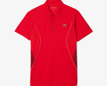 Lacoste Novak Short Sleeve Polo Men&#39;s Tennis T-Shirts Top Red NWT DH7311... - £97.52 GBP