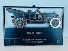 Ford 1910 Hudson Plaque Plastic Sign advertising Colorado Bank Pikes Peak vtg US - £29.53 GBP