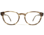 Warby Parker Brille Rahmen Percey M 207 Klar Brown Horn Rund 48-20-140 - $41.59