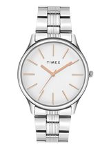 TIMEX 3 Hands Men Analog White Dial Coloured Quartz Watch, Round Dial wi... - £55.03 GBP