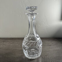 Vintage Atlantis Full Lead Crystal Glass Decanter Stopper Portugal Marke... - $604.81 MXN