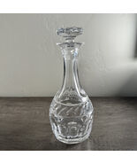 Vintage Atlantis Full Lead Crystal Glass Decanter Stopper Portugal Marke... - $32.43