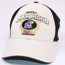 University Of Kansas KU Jayhawks 2008 Orange Bowl Champions Adidas Strapback Hat - £14.62 GBP