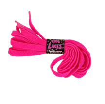 Vintage Illuminations Cool Laces Fun Fashion Footwear Neon Pink Shoe Laces Nos - £15.19 GBP