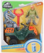 Jurassic World Imaginext ATV Vehicle Technician Action Figure toy Playse... - £9.29 GBP