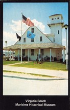 Virginia Beach Va Martime Historial Museum~Former Coast Guard Station Postcard - £6.82 GBP