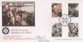 Museum Of Order Of St John Ambulance Earl Cathcart Hand Signed FDC - £10.26 GBP