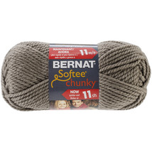 Bernat Softee Chunky Yarn-Taupe Grey - $35.21