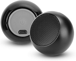 BM3D Aluminum Black Portable Hi Fi Stereo Bluetooth Speaker Compact Body Clear S - £21.96 GBP