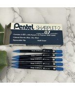 Pentel Sharplet-2 Vintage Automatic Pencil Lot of 5 0.7mm Blue Refill Er... - $16.82
