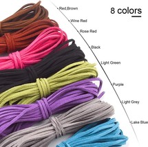 Faux Suede Cord for Necklaces or Bracelets 3mm Wide BULK Mixed Lot 40 Yards - £16.89 GBP