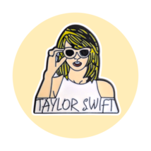 Taylor Swift Enamel Pin: Sunglasses - £9.64 GBP