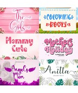 Mother’s Day Fonts 200+ Bundle Women’s Day Hand Drawn Lettering Instant ... - $111.91 MXN