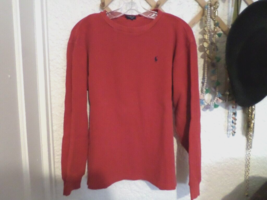 Men&#39;s Polo Ralph Lauren Long Sleeve Waffle Knit Cotton Shirt L - $29.70