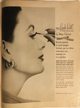 Vintage 1963 Lash-Full by Max Factor Print Ad - $15.00