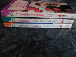 Harlequin Romance Patricia Knoll lot of 3 Contemporary Romance Paperbacks - £4.77 GBP