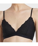 2x Colsie Women&#39;s Lace Triangle Bralette Black Size Medium Free Shipping... - £12.51 GBP