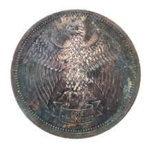 Raro 1974 Letcher Mint Standing Eagle One Troy Oz .999 Argento Puro - $131.17
